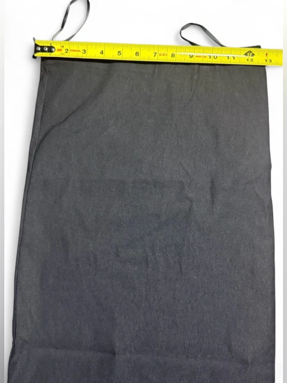 Commense Black High Waisted Maxi Pencil Skirt Stretch Minimalist Office Siren S